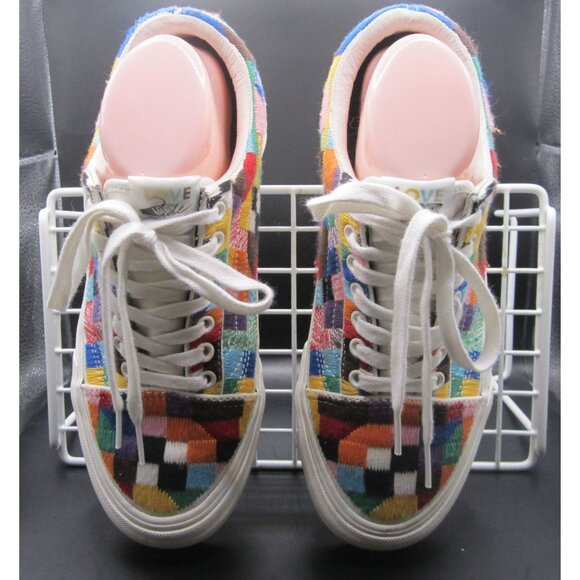 Vans Old Skool LX “Love Wins” Pride Skate Shoes Ultra Cush Mens 7.5 Women 9. EUC - Picture 3 of 10